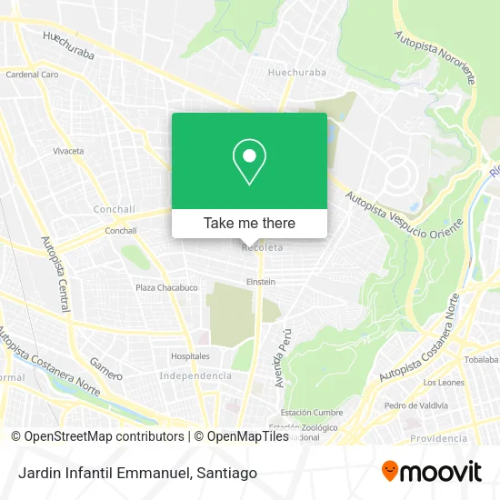 Jardin Infantil Emmanuel map