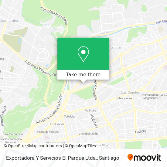 Exportadora Y Servicios El Parque Ltda. map