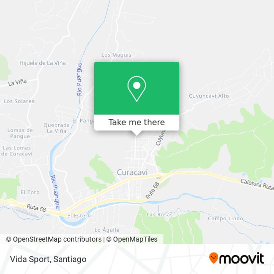 Vida Sport map