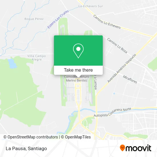 La Pausa map