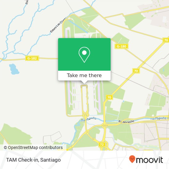 TAM Check-in map