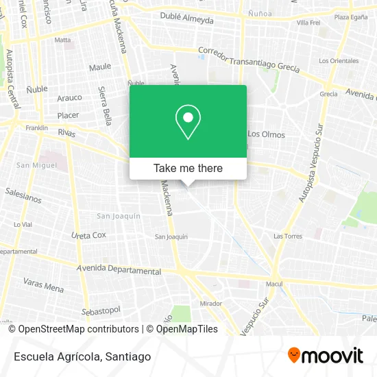 Escuela Agrícola map