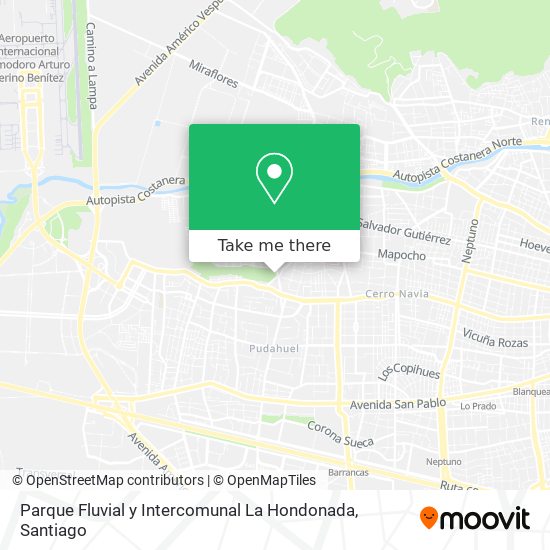 Parque Fluvial y Intercomunal La Hondonada map