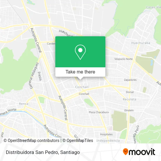 Distribuidora San Pedro map