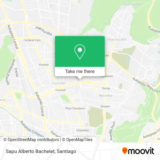 Sapu Alberto Bachelet map