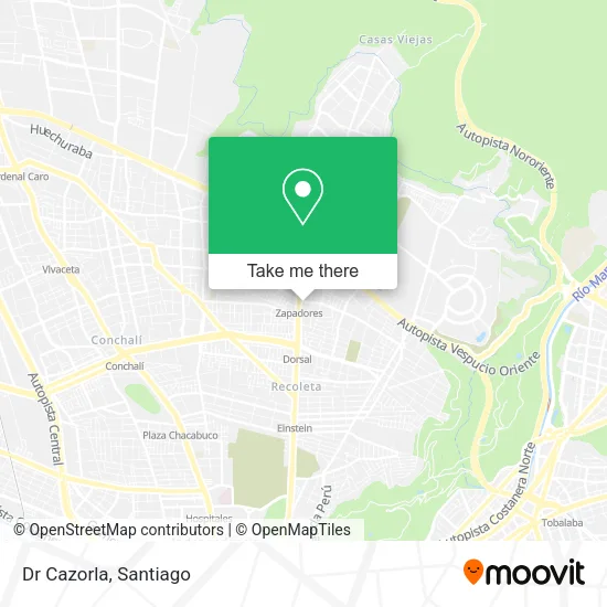 Dr Cazorla map