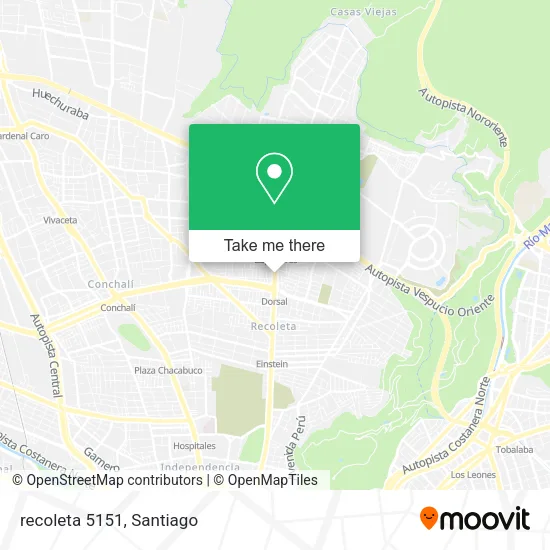 recoleta 5151 map