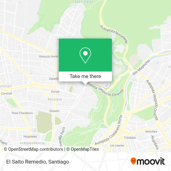 El Salto Remedio map