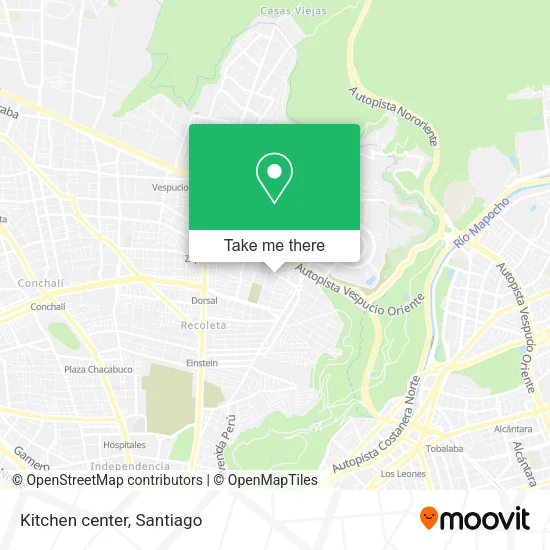 Kitchen center map