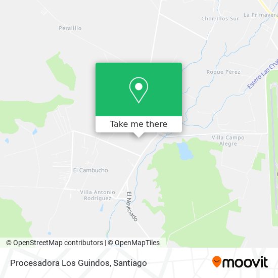 Mapa de Procesadora Los Guindos