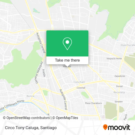 Circo Tony Caluga map