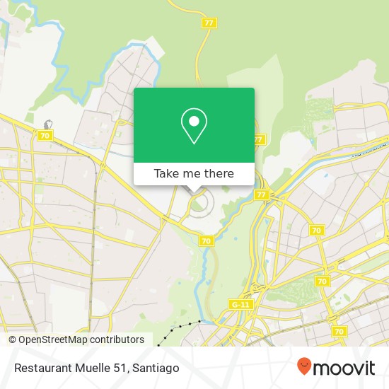 Restaurant Muelle 51 map