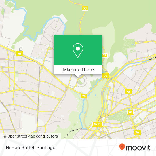 Ni Hao Buffet map