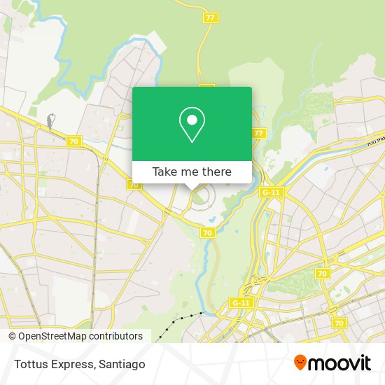 Tottus Express map