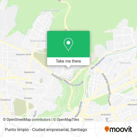 Punto limpio - Ciudad empresarial map