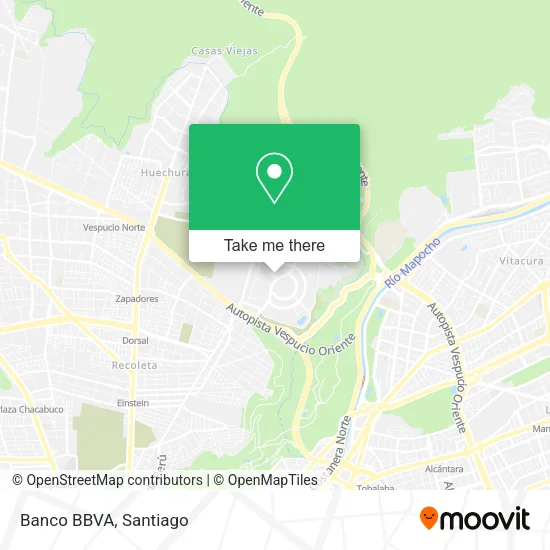 Banco BBVA map