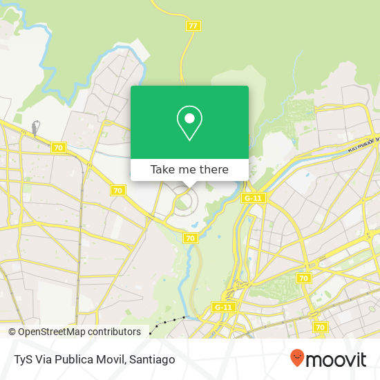 TyS Via Publica Movil map