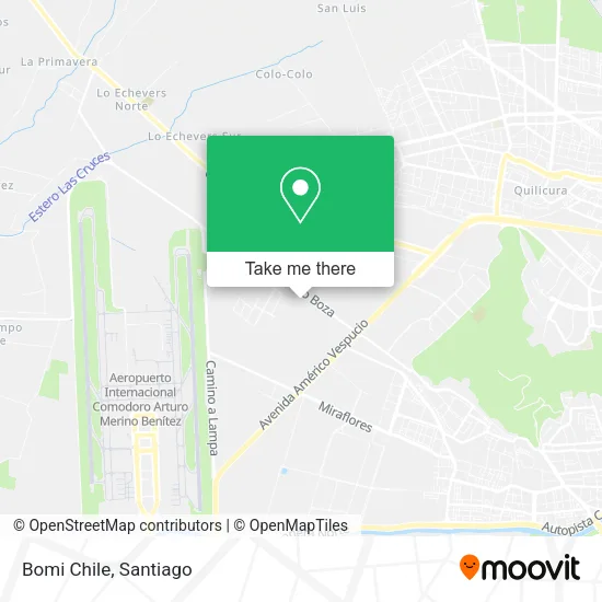 Bomi Chile map