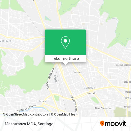 Maestranza MGA map