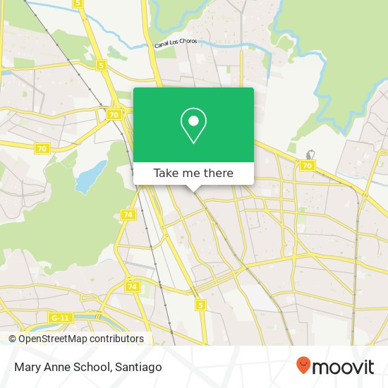 Mary Anne School map