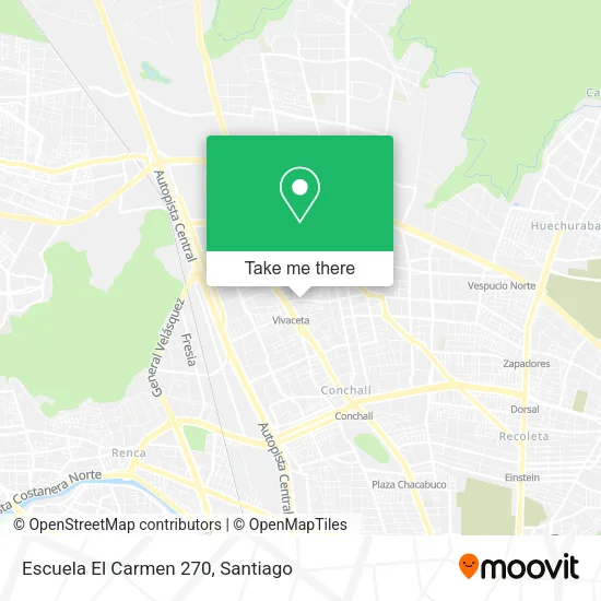 Escuela El Carmen 270 map