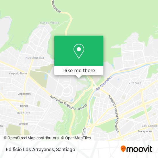 Mapa de Edificio Los Arrayanes