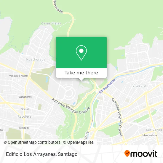 Edificio Los Arrayanes map
