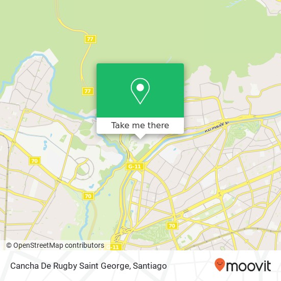 Cancha De Rugby Saint George map