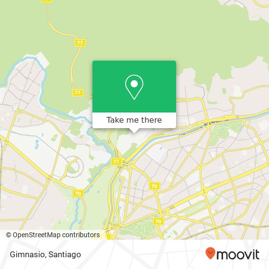 Gimnasio map