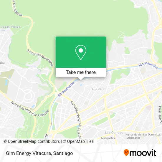 Gim Energy Vitacura map