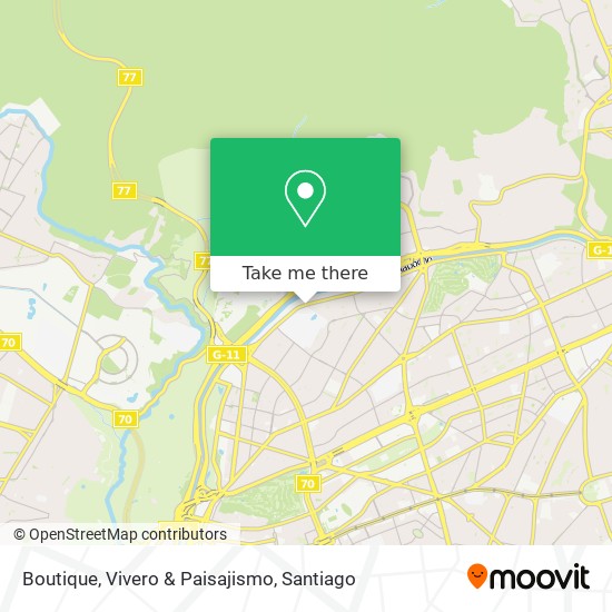 Boutique, Vivero & Paisajismo map