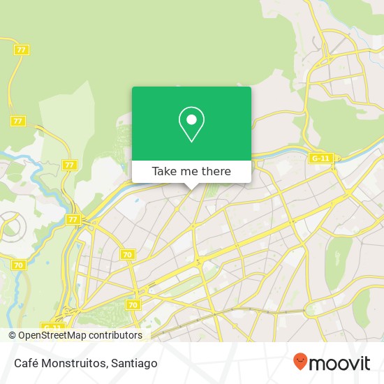 Café Monstruitos map