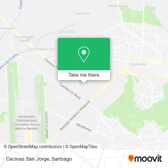 Cecinas San Jorge map