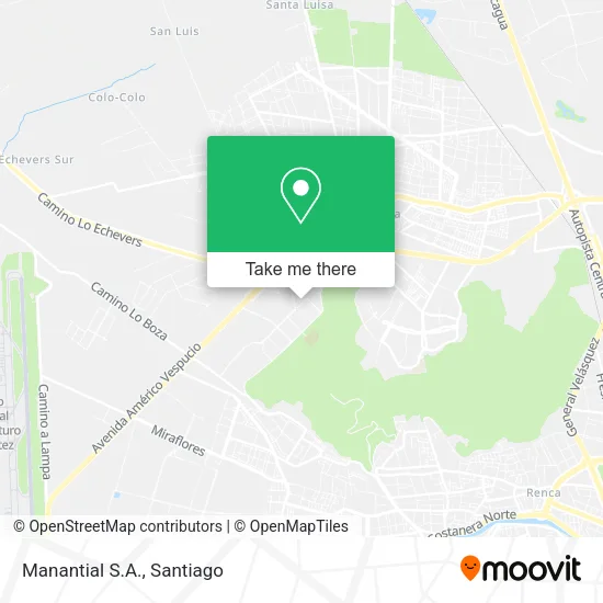 Manantial S.A. map