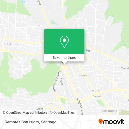 Remates San Isidro map