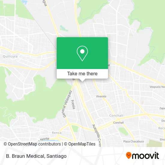 B. Braun Medical map