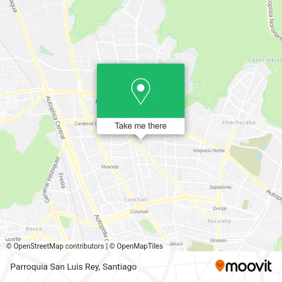 Parroquia San Luis Rey map
