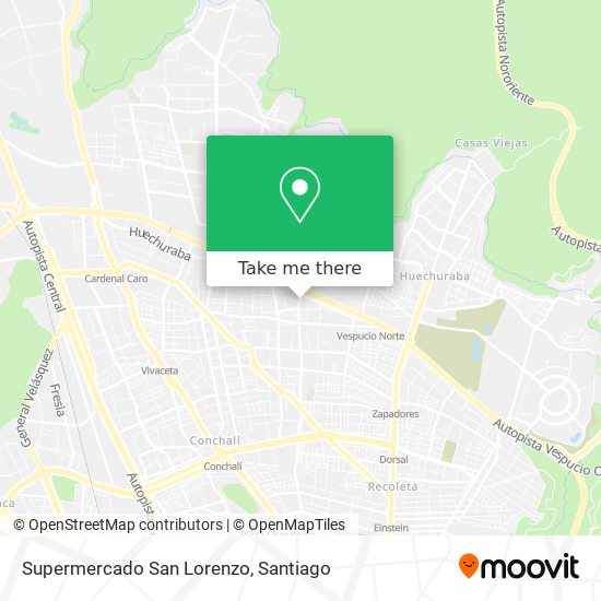 Supermercado San Lorenzo map