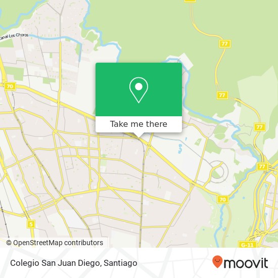 Colegio San Juan Diego map