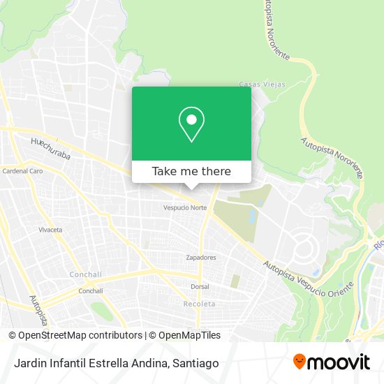 Jardin Infantil Estrella Andina map