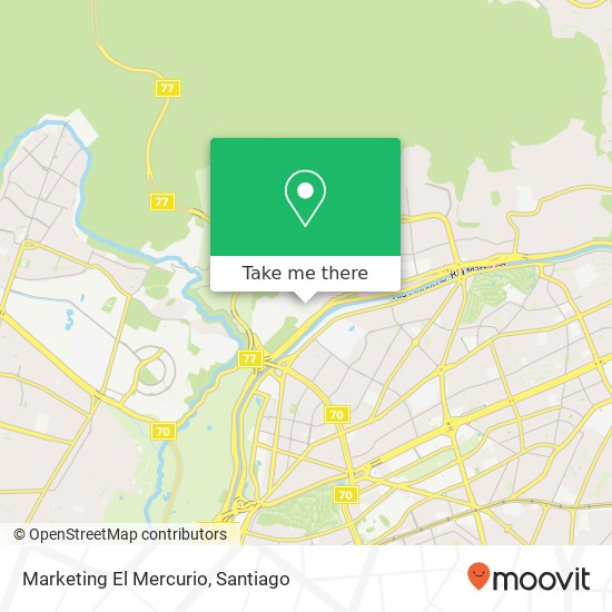 Marketing El Mercurio map