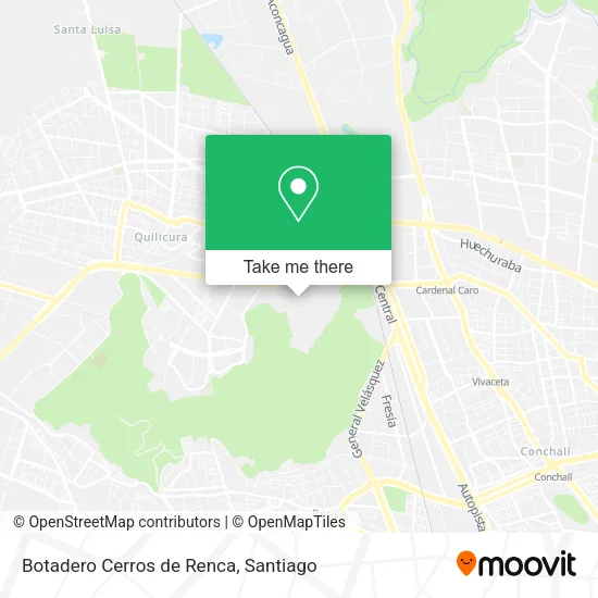 Botadero Cerros de Renca map