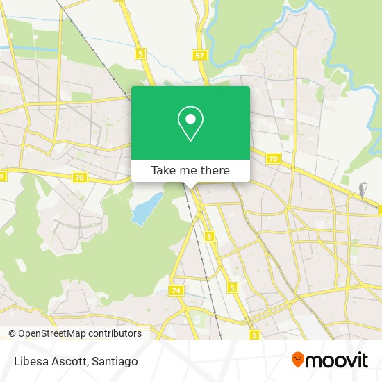 Libesa Ascott map