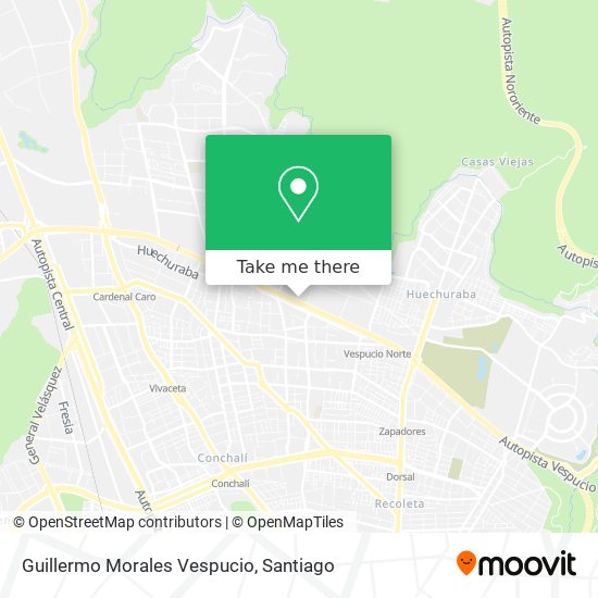 Guillermo Morales Vespucio map