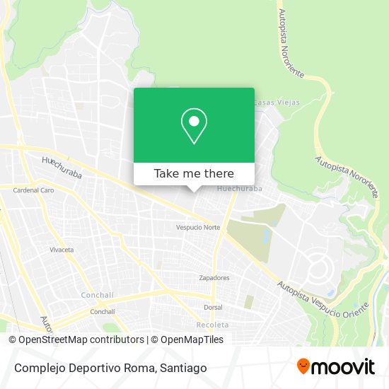 Complejo Deportivo Roma map
