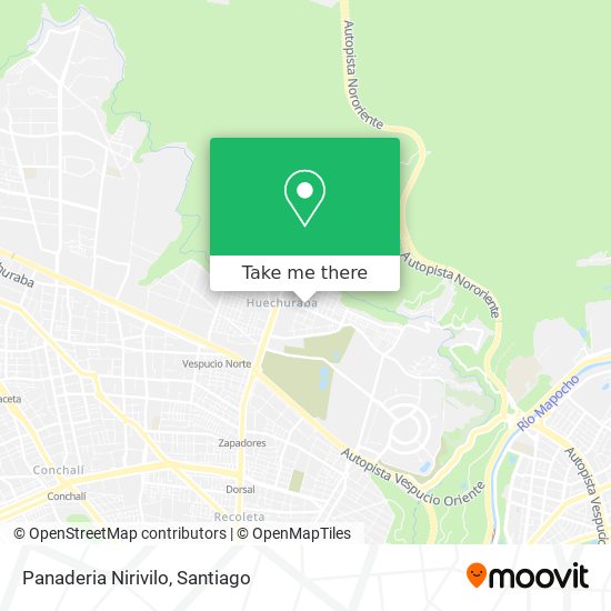 Mapa de Panaderia Nirivilo