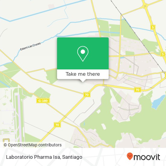 Laboratorio Pharma Isa map