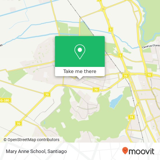 Mapa de Mary Anne School