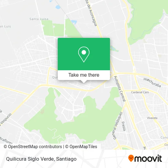 Quilicura Siglo Verde map