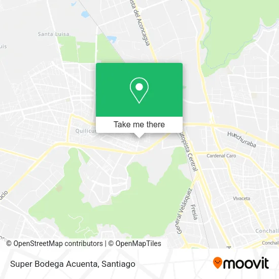 Super Bodega Acuenta map